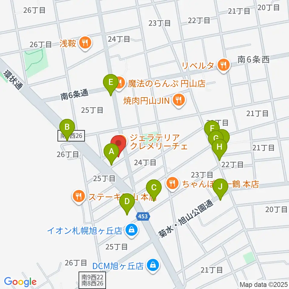 中古楽器専門店QUEST周辺の駐車場・コインパーキング一覧地図