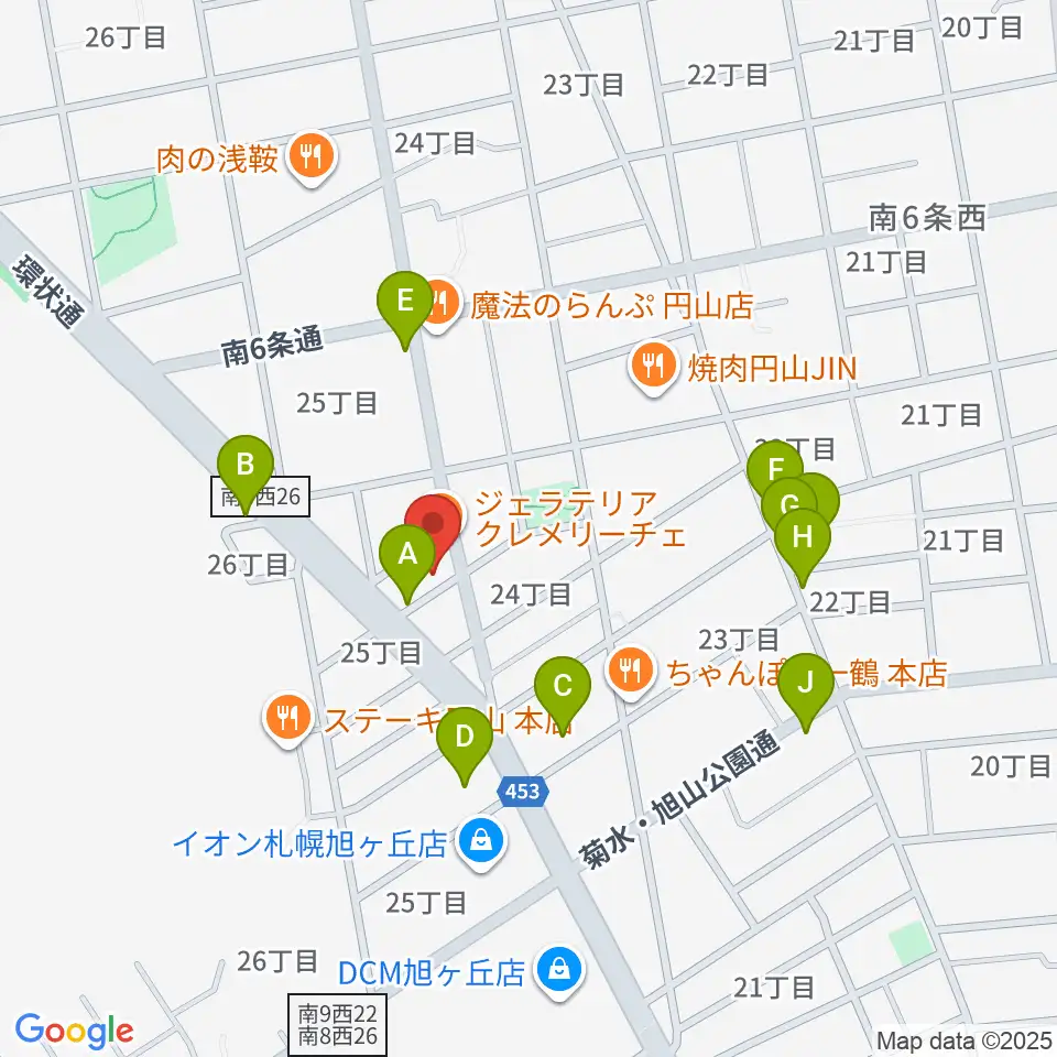 中古楽器専門店QUEST周辺の駐車場・コインパーキング一覧地図