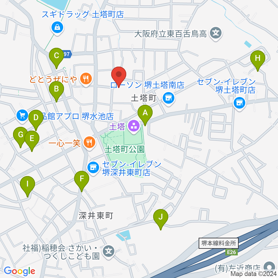 土塔庵周辺の駐車場・コインパーキング一覧地図