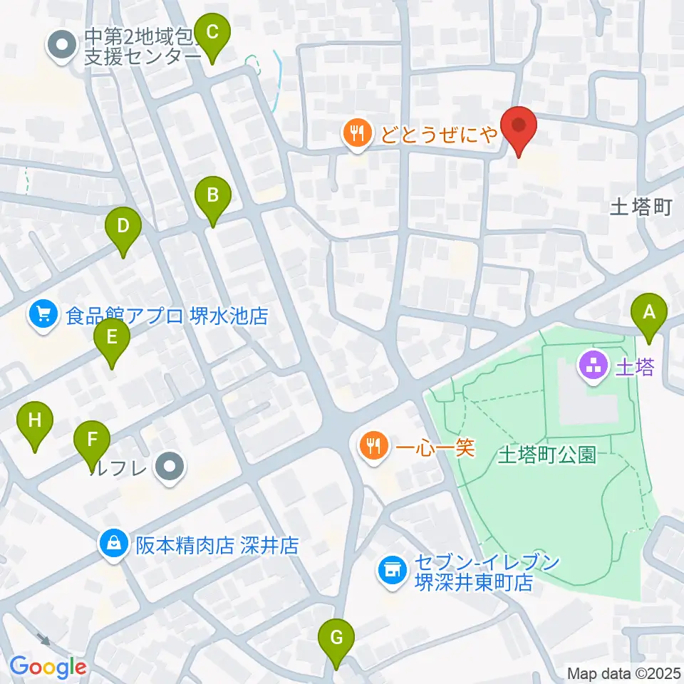 土塔庵周辺の駐車場・コインパーキング一覧地図