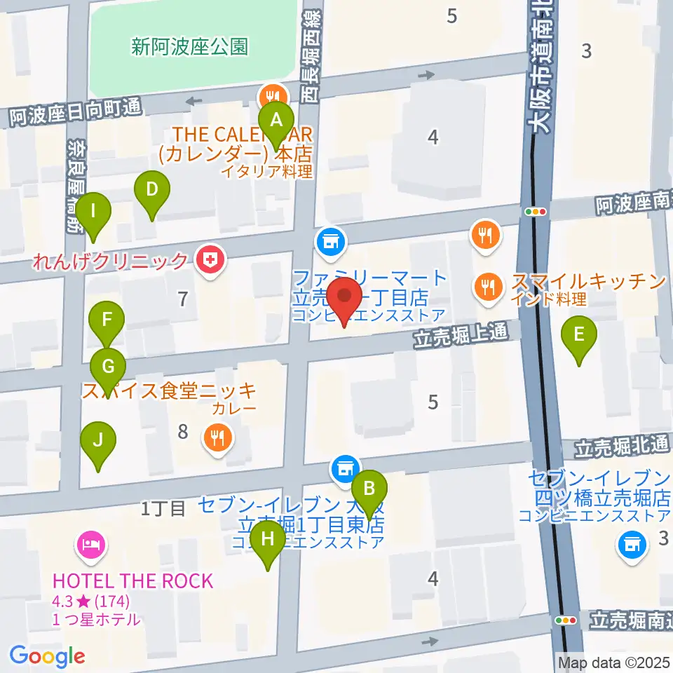 スマイルズミュージックサロン周辺の駐車場・コインパーキング一覧地図