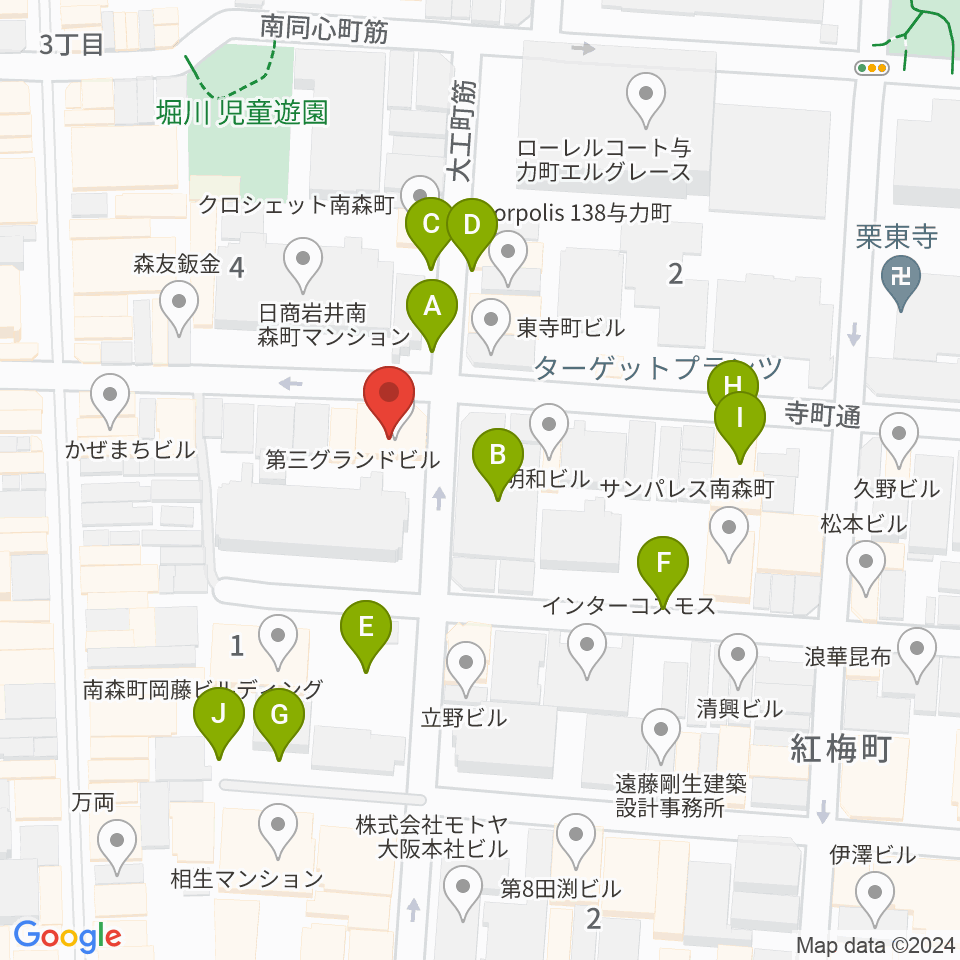 implant4周辺の駐車場・コインパーキング一覧地図