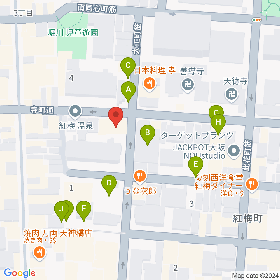 implant4周辺の駐車場・コインパーキング一覧地図