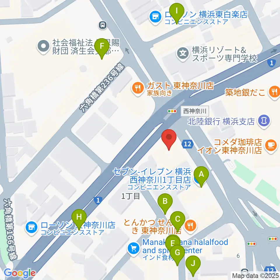 東神奈川音楽英語教育研究所周辺の駐車場・コインパーキング一覧地図