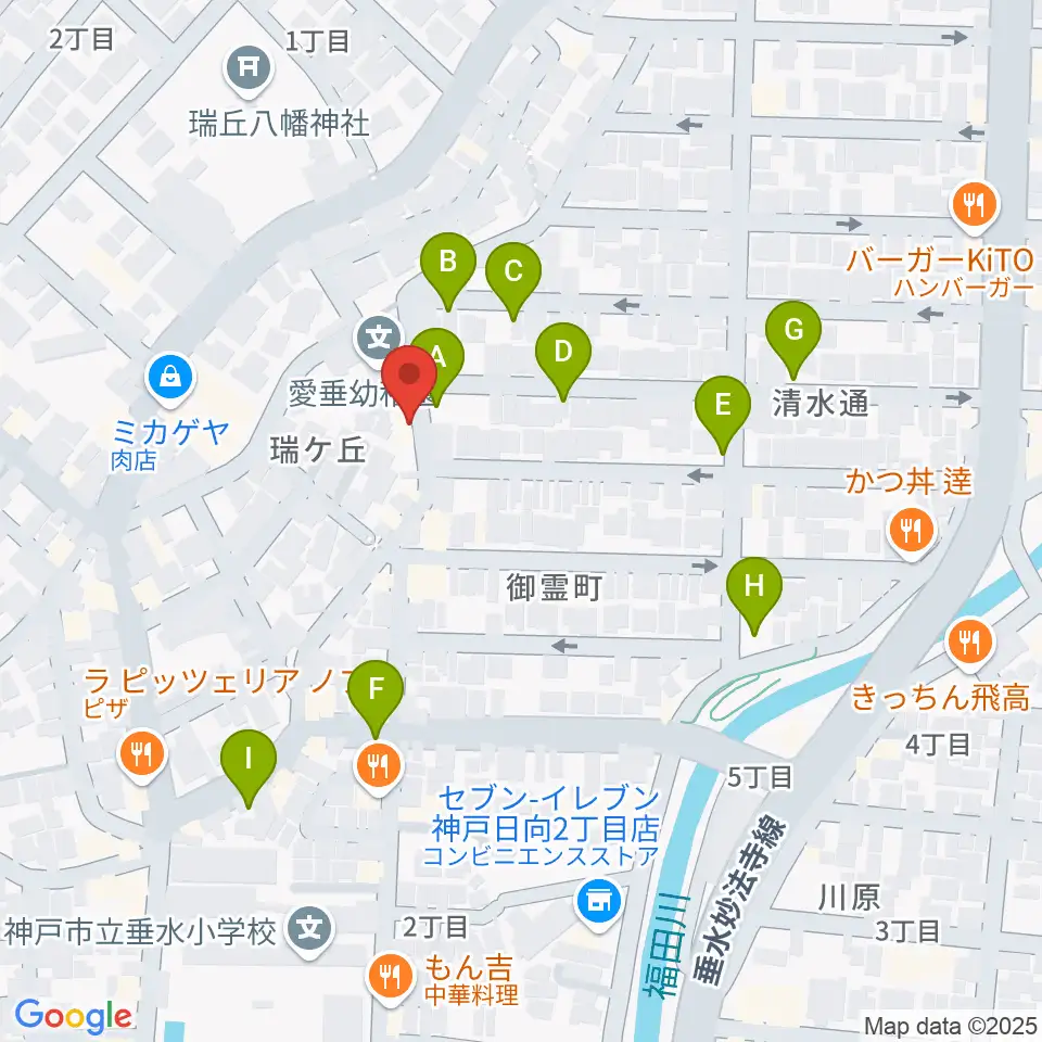 moonbow papa周辺の駐車場・コインパーキング一覧地図