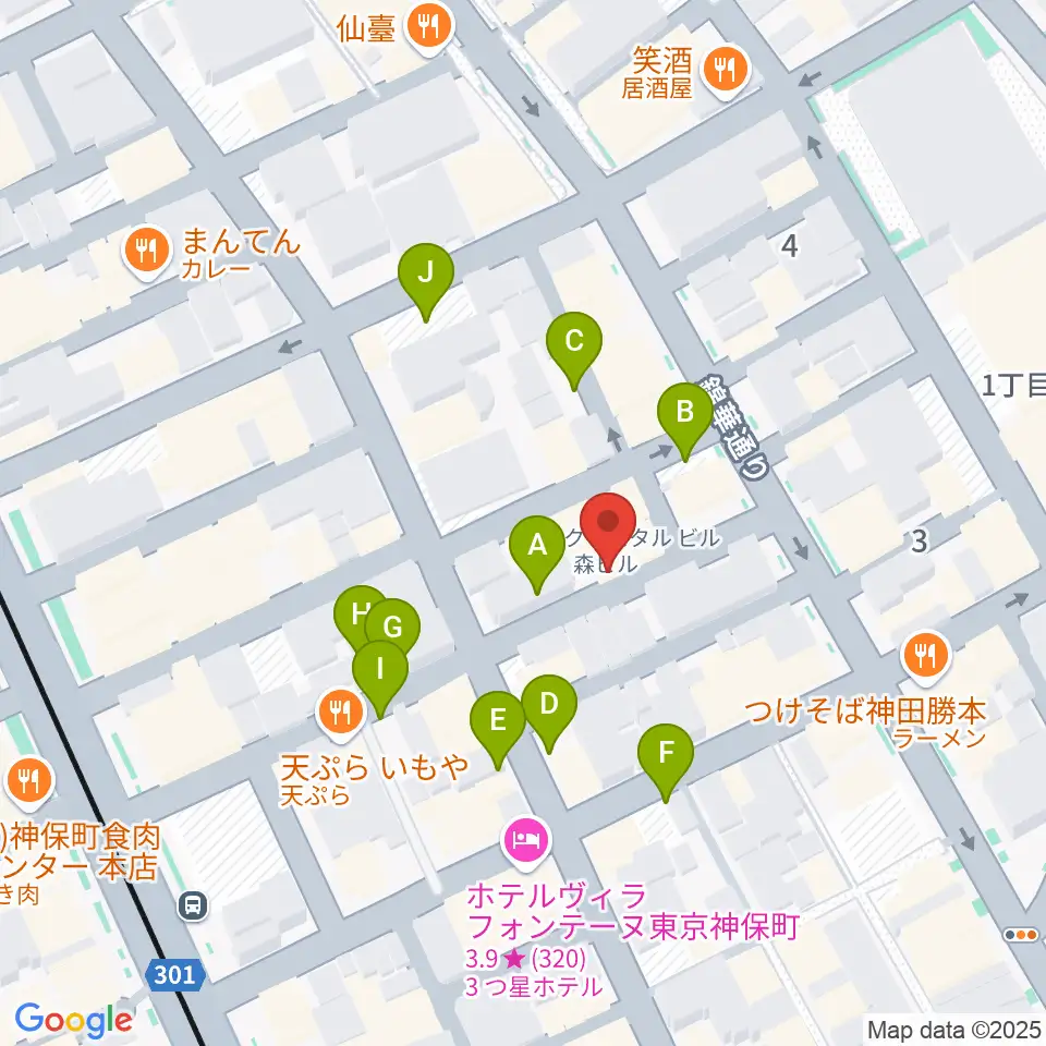 音福周辺の駐車場・コインパーキング一覧地図