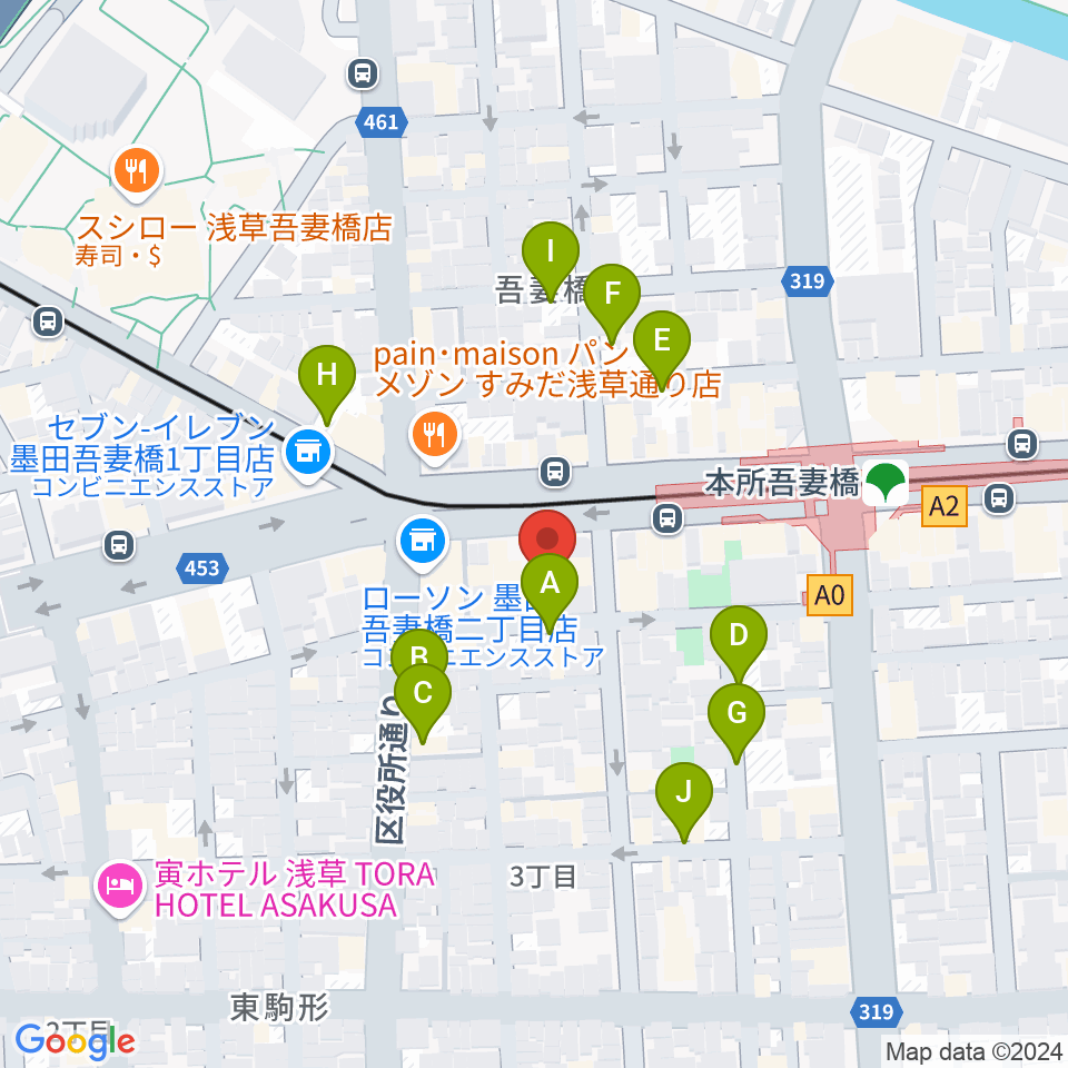 音楽の森アスパイア周辺の駐車場・コインパーキング一覧地図