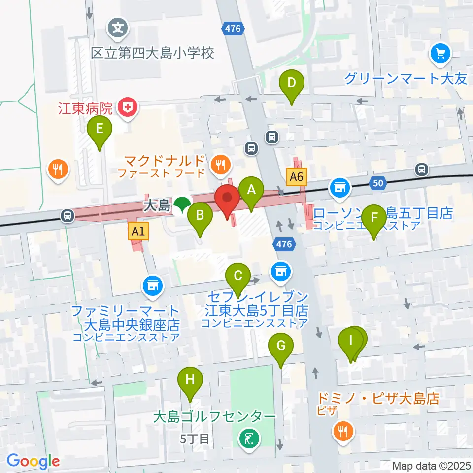 英会話とピアノの教室グローリーアカデミー周辺の駐車場・コインパーキング一覧地図
