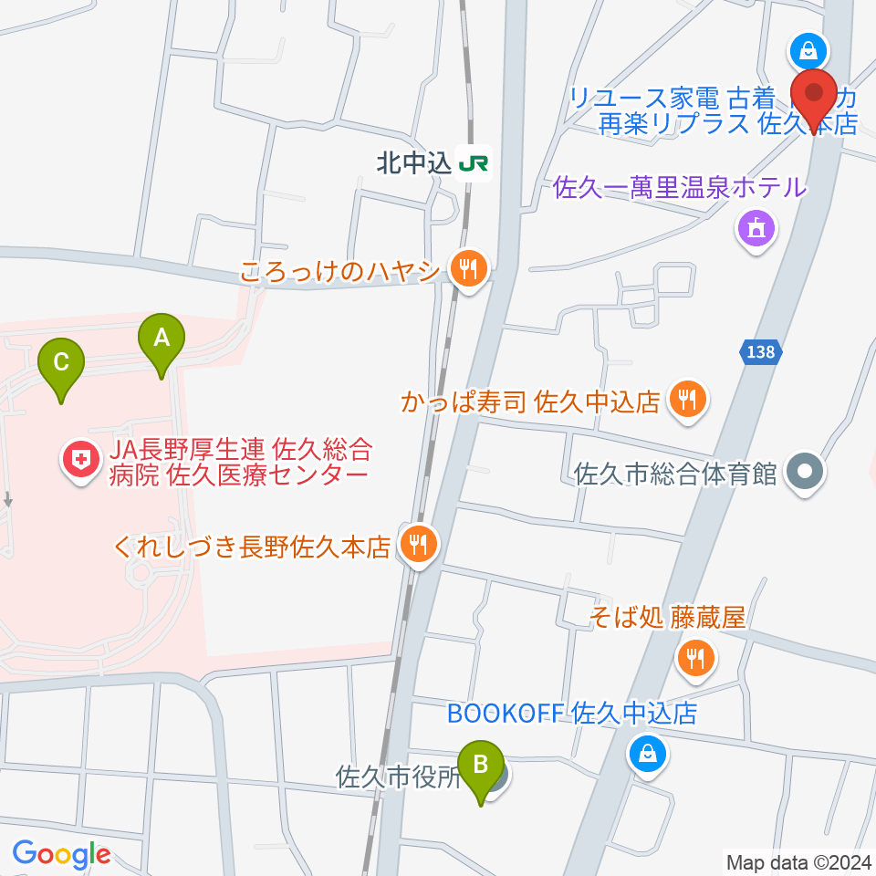 Rock Sun Music School周辺の駐車場・コインパーキング一覧地図