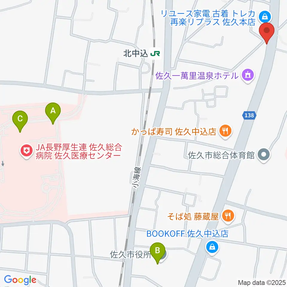 Rock Sun Music School周辺の駐車場・コインパーキング一覧地図