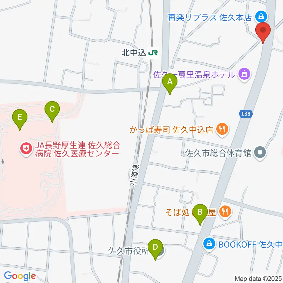 Rock Sun Music School周辺の駐車場・コインパーキング一覧地図