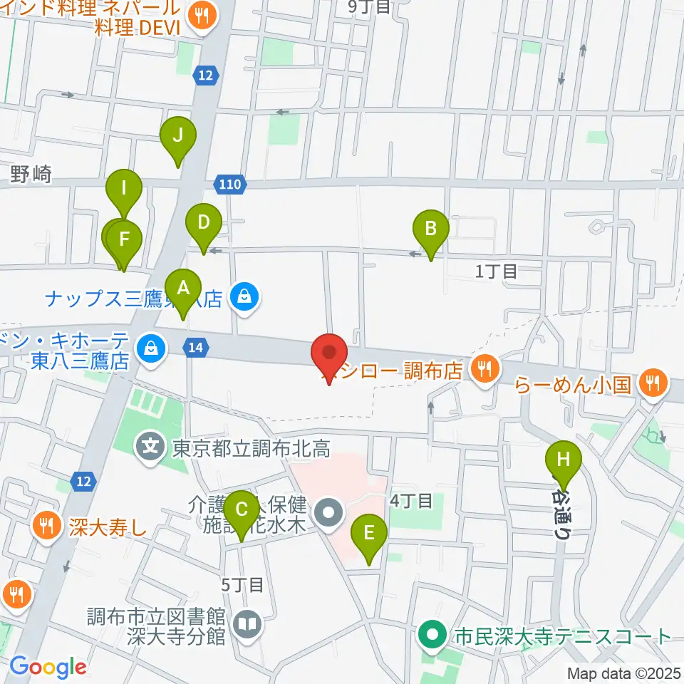 パルナスタジオ（Parna Studio）周辺の駐車場・コインパーキング一覧地図