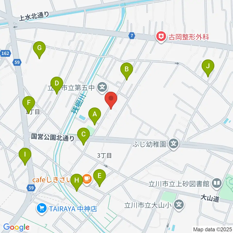 ピアノメンテナンスサービス周辺の駐車場・コインパーキング一覧地図