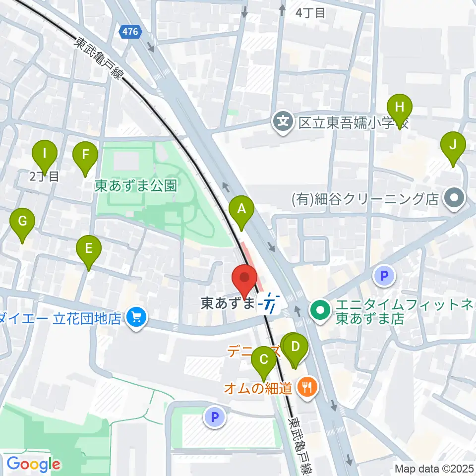 日本二胡学院周辺の駐車場・コインパーキング一覧地図