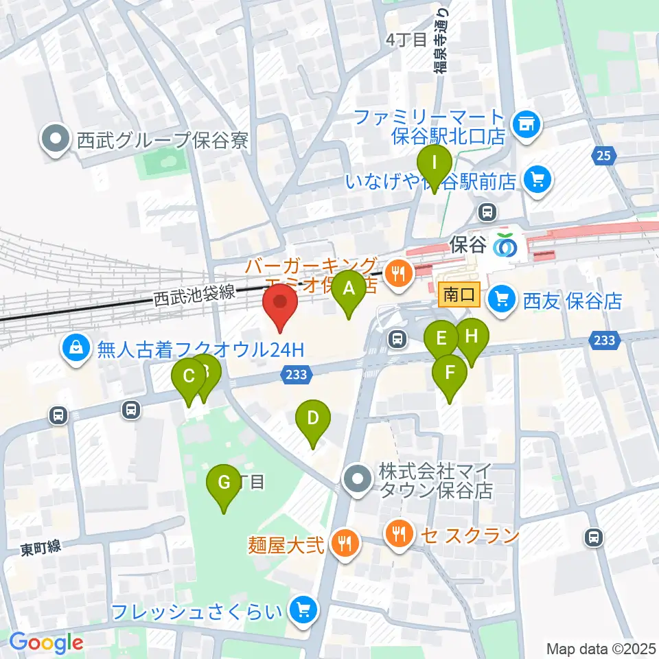 サウンドオフィス・コア周辺の駐車場・コインパーキング一覧地図