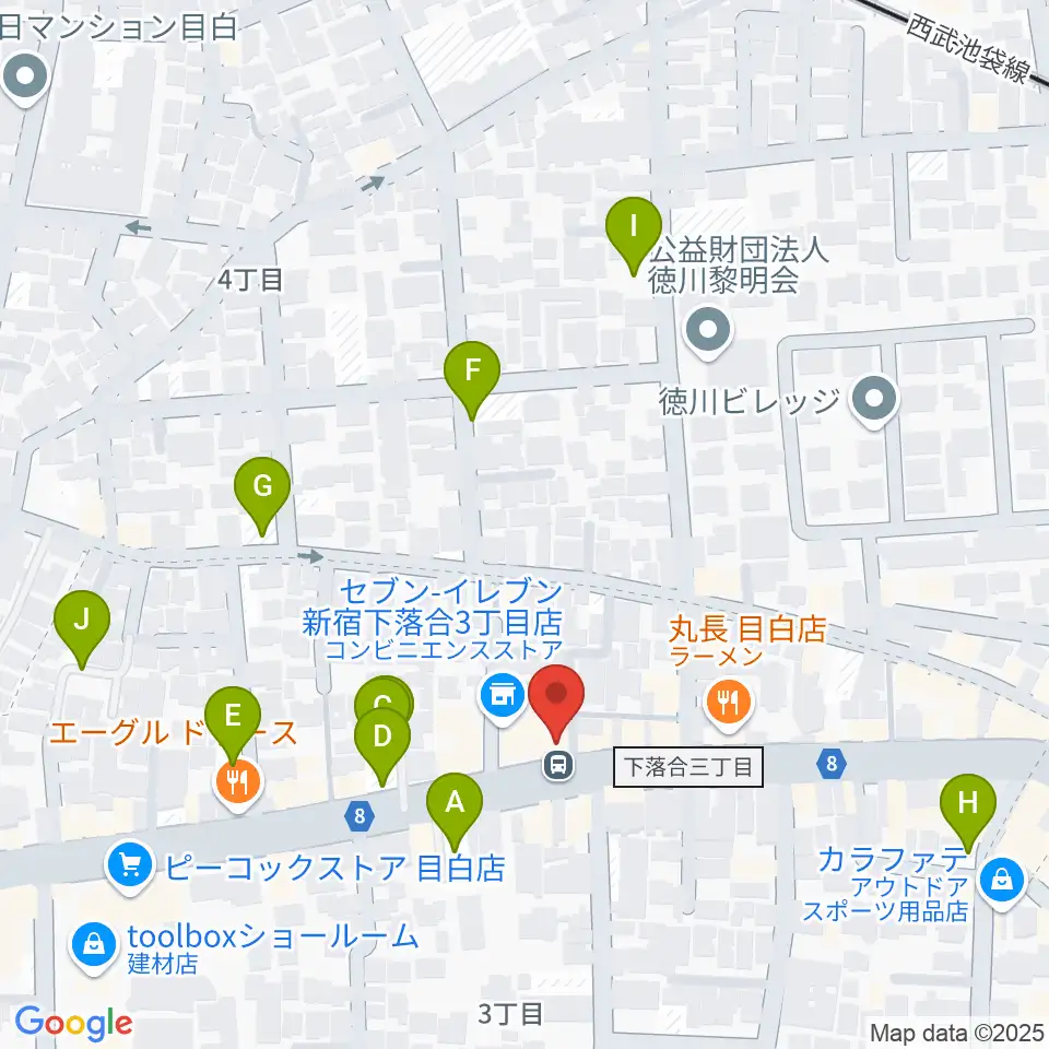 フルートパーク タニテック周辺の駐車場・コインパーキング一覧地図