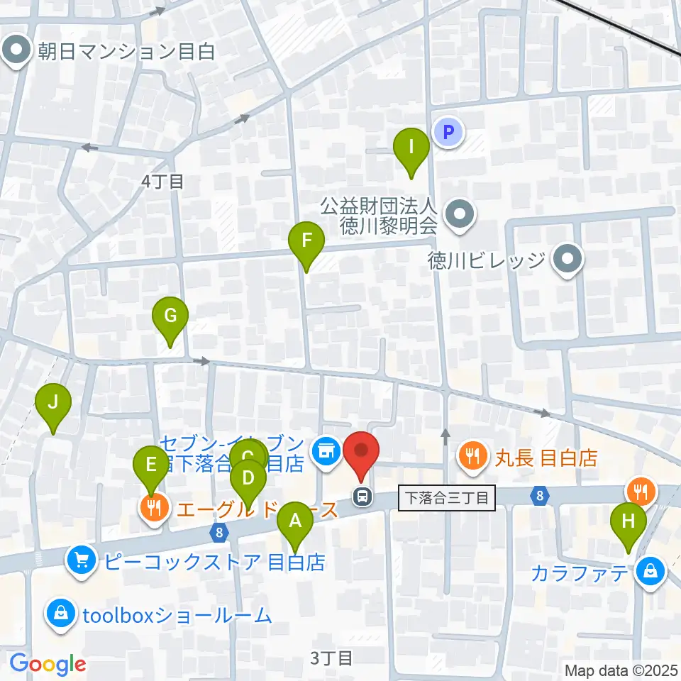 フルートパーク タニテック周辺の駐車場・コインパーキング一覧地図