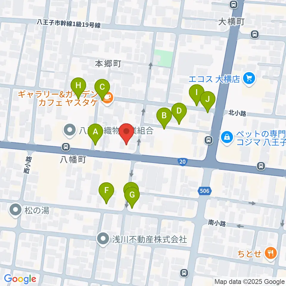 中之島流大正琴・大正琴広場周辺の駐車場・コインパーキング一覧地図