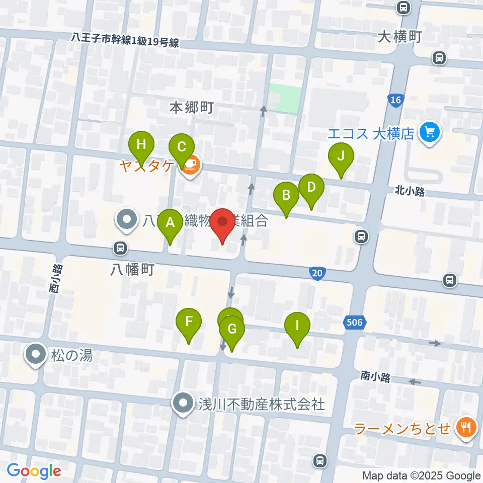 中之島流大正琴・大正琴広場周辺の駐車場・コインパーキング一覧地図