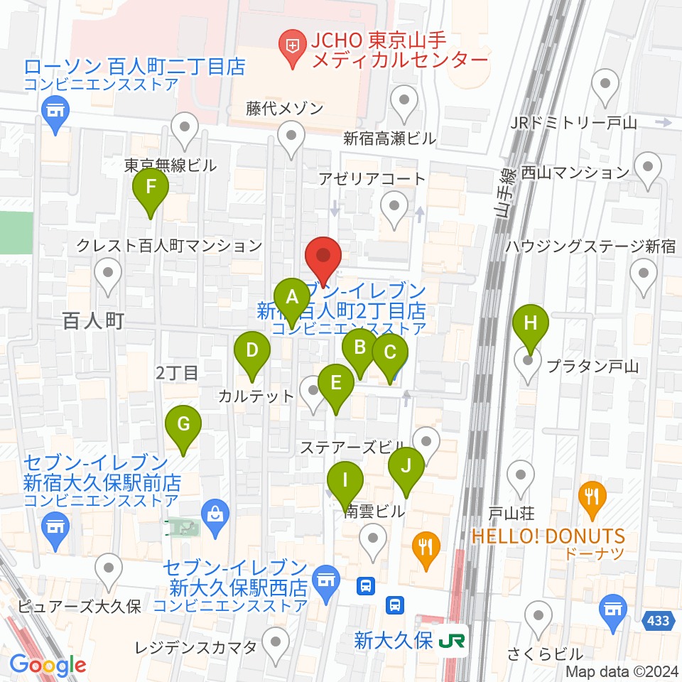 ダ・カーポ周辺の駐車場・コインパーキング一覧地図