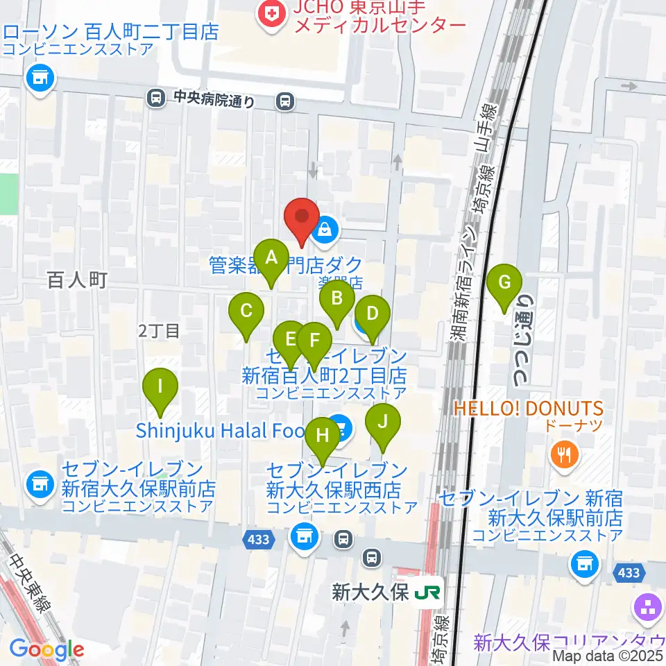 ダ・カーポ周辺の駐車場・コインパーキング一覧地図