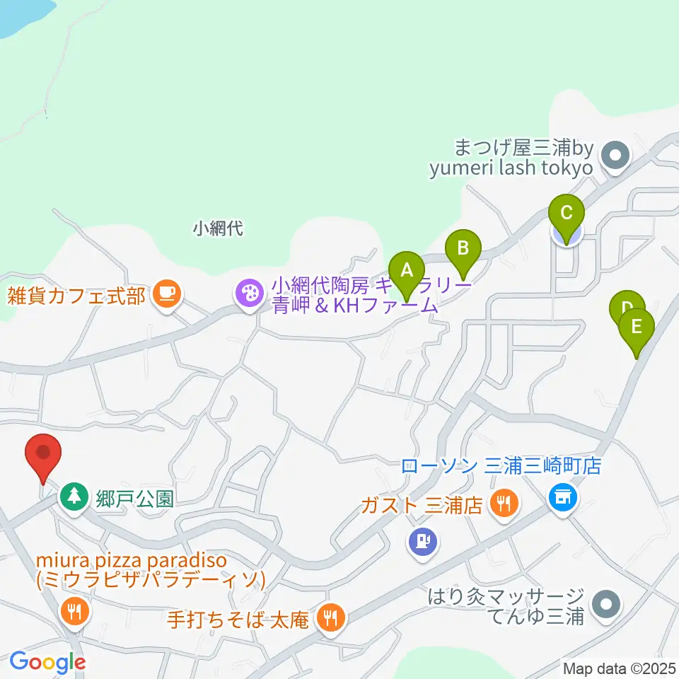 ぴよよ楽器周辺の駐車場・コインパーキング一覧地図