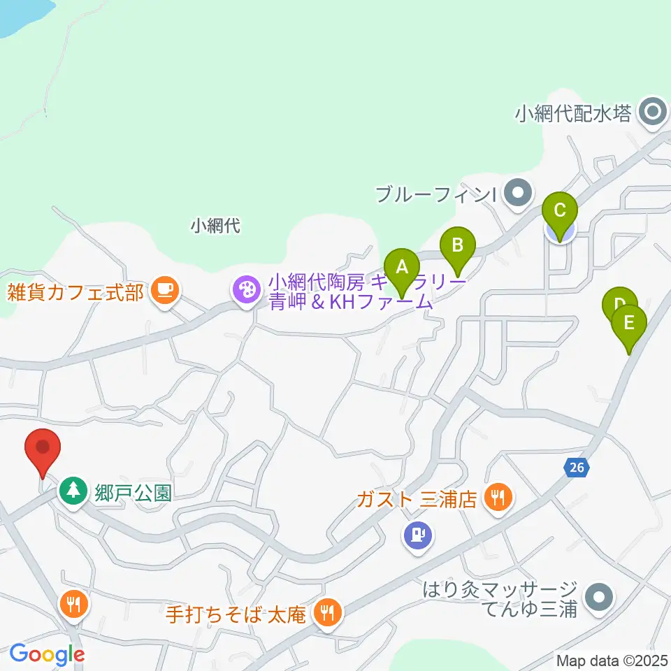 ぴよよ楽器周辺の駐車場・コインパーキング一覧地図