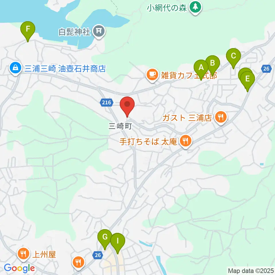 ぴよよ楽器周辺の駐車場・コインパーキング一覧地図