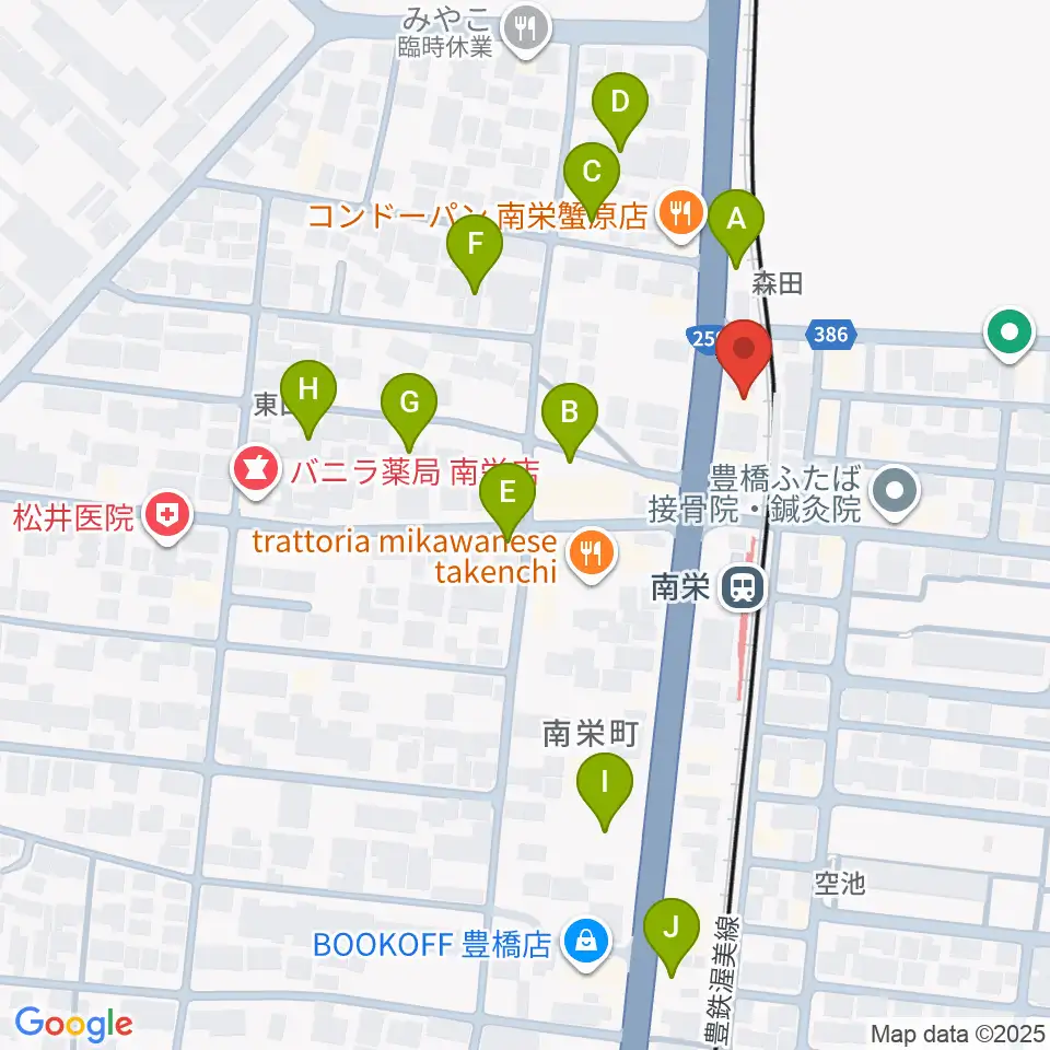 シライミュージック周辺の駐車場・コインパーキング一覧地図