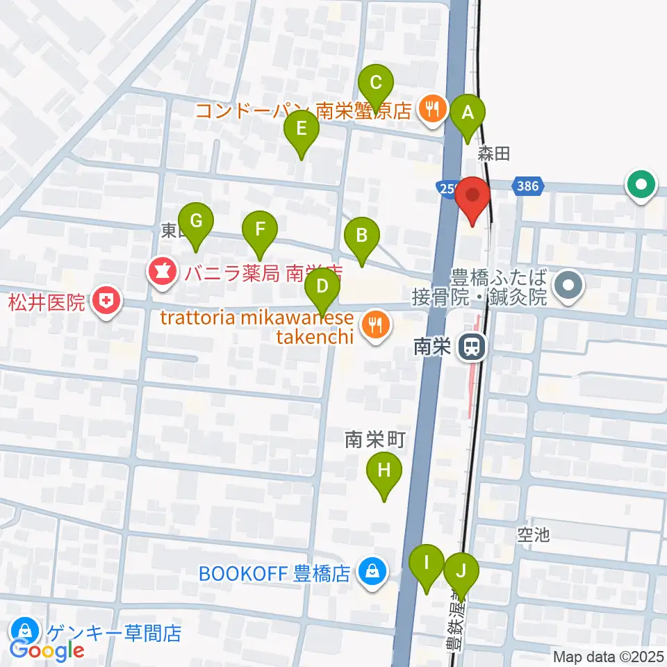 シライミュージック周辺の駐車場・コインパーキング一覧地図