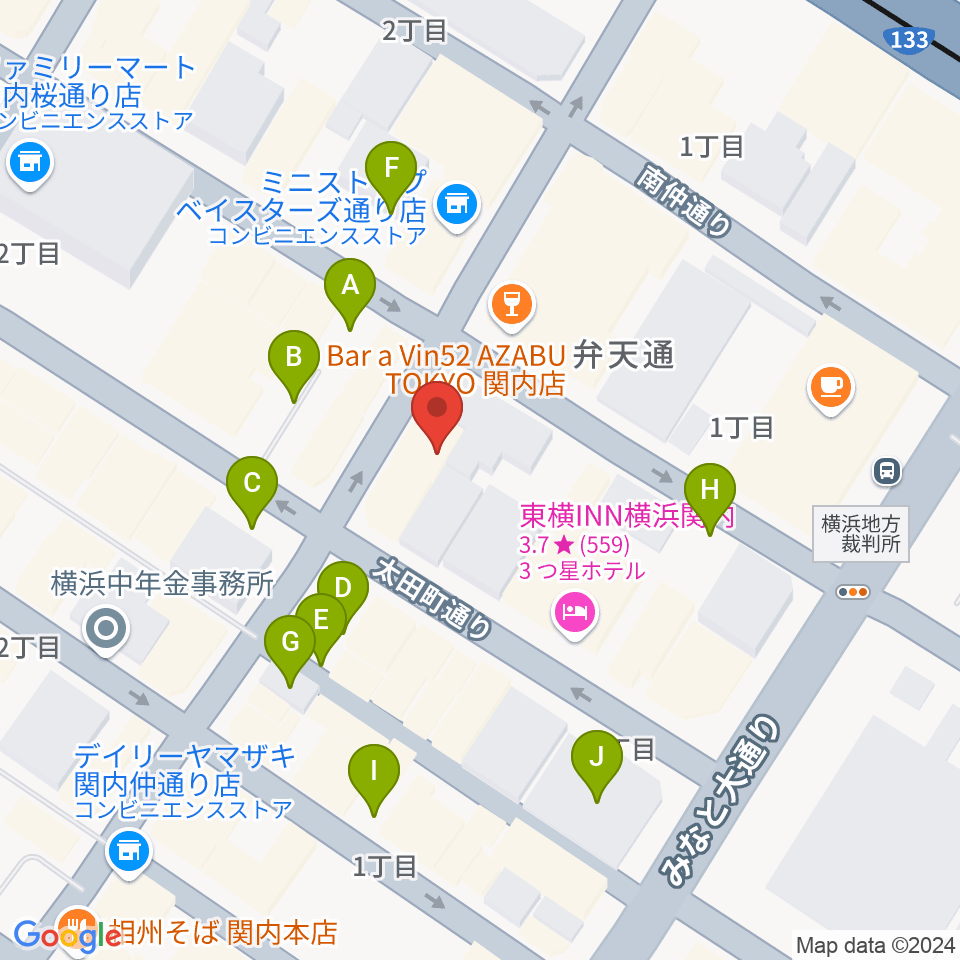 A.B.SMILE周辺の駐車場・コインパーキング一覧地図