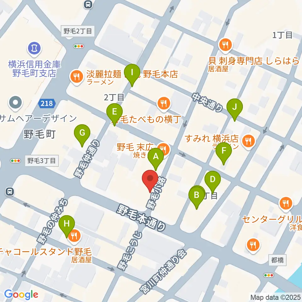 野毛Junk周辺の駐車場・コインパーキング一覧地図
