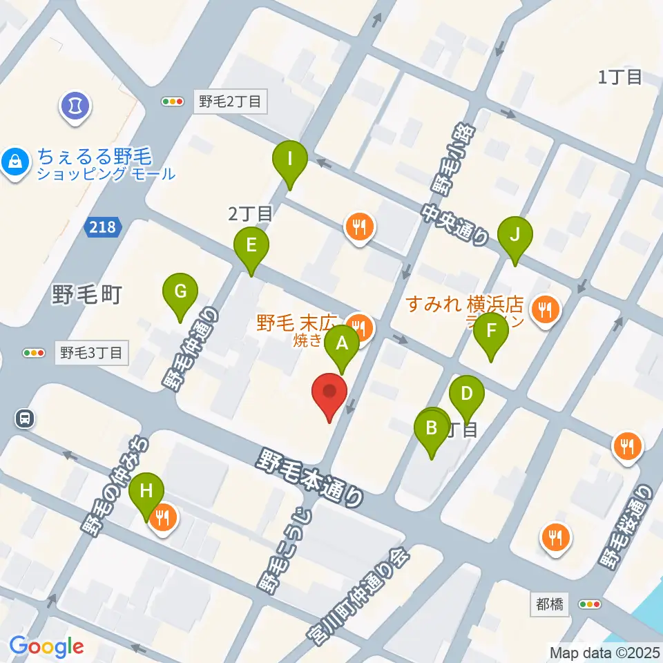 野毛Junk周辺の駐車場・コインパーキング一覧地図