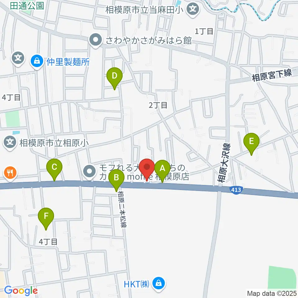 あらきピアノ教室周辺の駐車場・コインパーキング一覧地図
