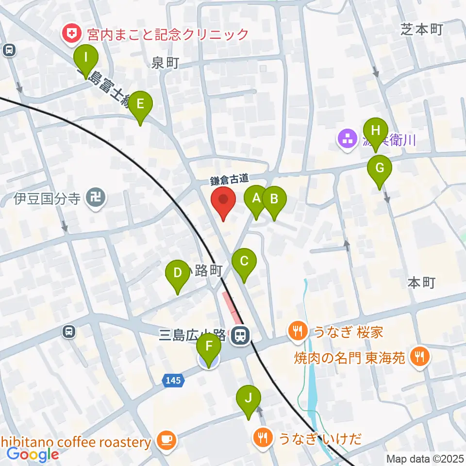 ゴリラハウス周辺の駐車場・コインパーキング一覧地図