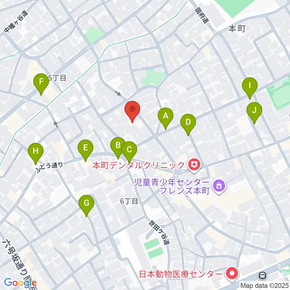 スタジオ543 初台店周辺の駐車場・コインパーキング一覧地図