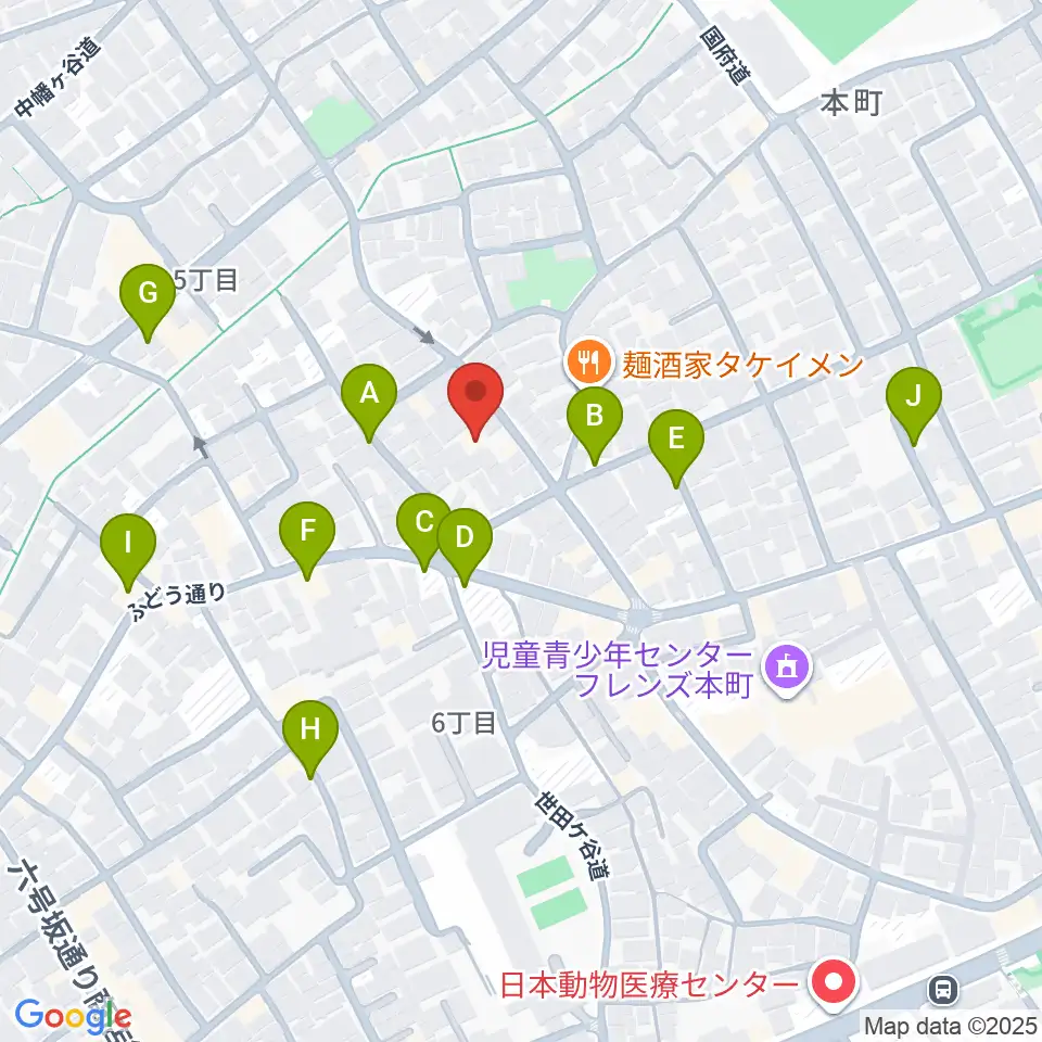 スタジオ543 初台店周辺の駐車場・コインパーキング一覧地図