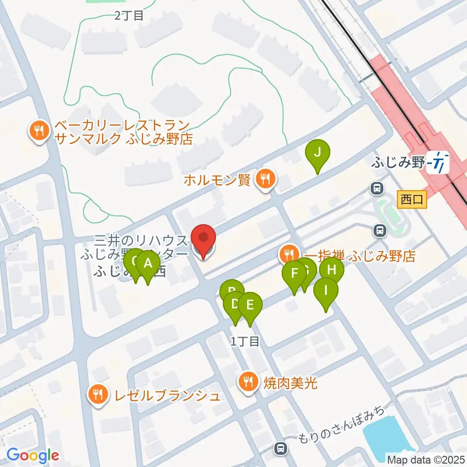 音楽教室リズム21周辺の駐車場・コインパーキング一覧地図