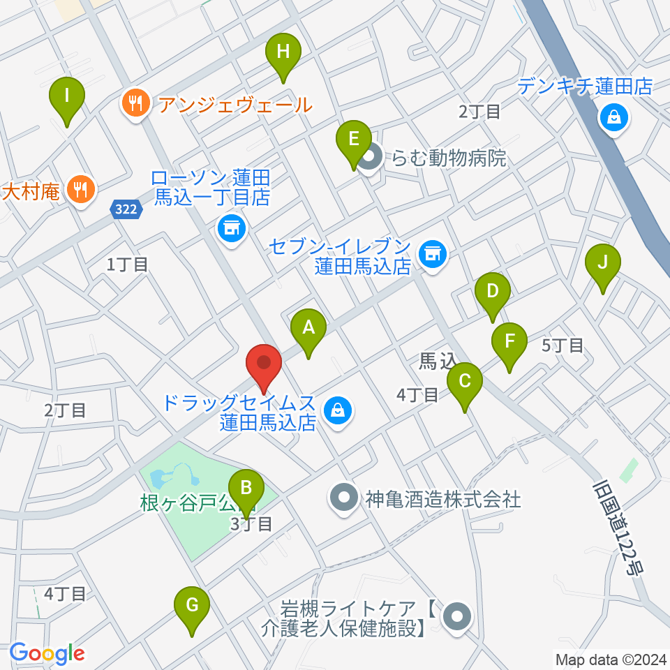 ストラックス周辺の駐車場・コインパーキング一覧地図