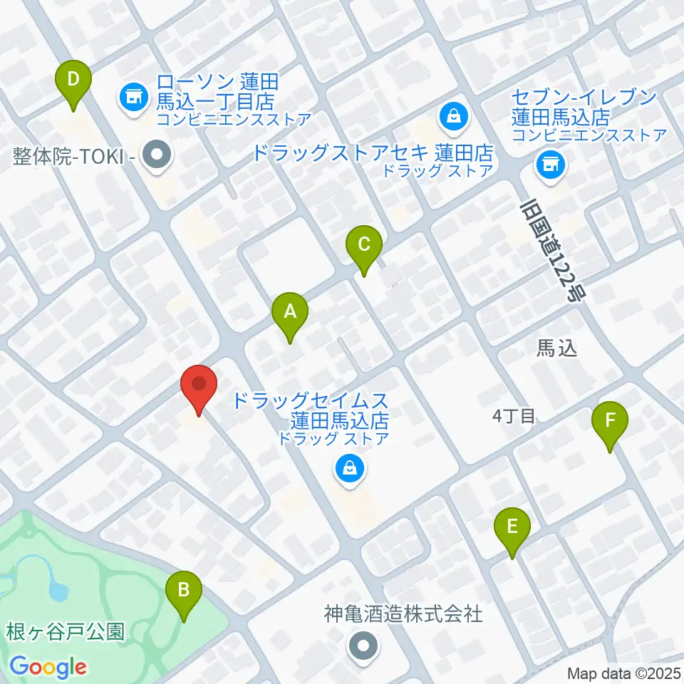 ストラックス周辺の駐車場・コインパーキング一覧地図