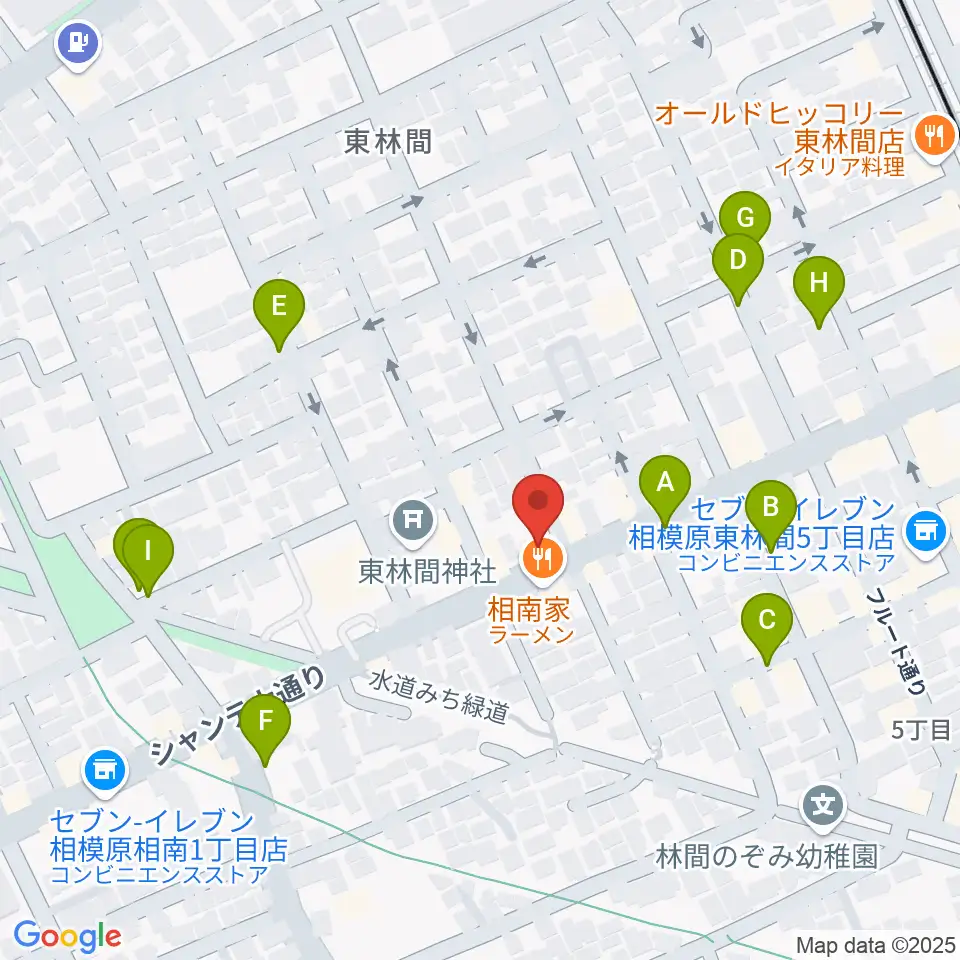 VSPピアノ工房周辺の駐車場・コインパーキング一覧地図