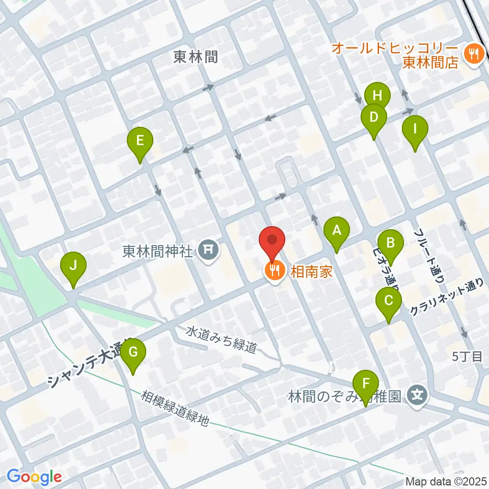 VSPピアノ工房周辺の駐車場・コインパーキング一覧地図