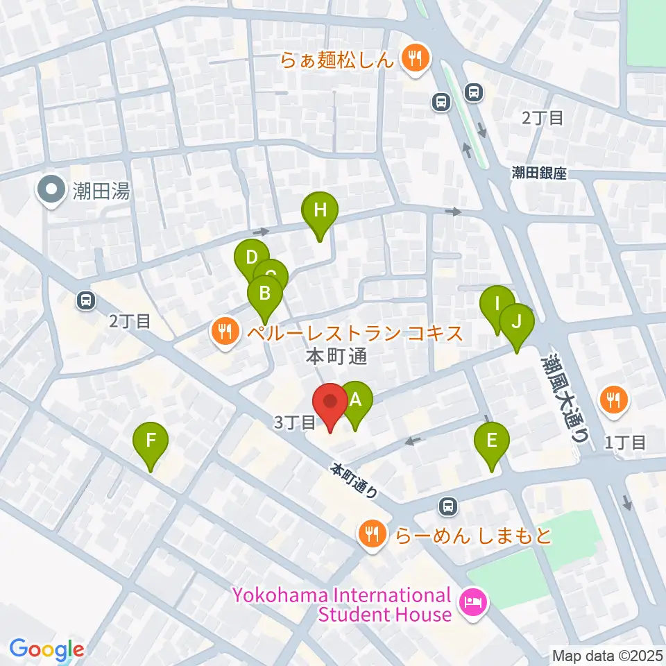 カルチャースクール・ビーム周辺の駐車場・コインパーキング一覧地図