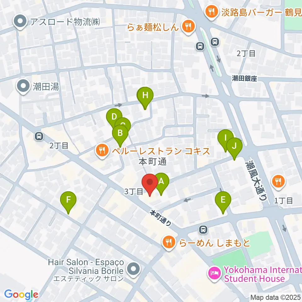 カルチャースクール・ビーム周辺の駐車場・コインパーキング一覧地図