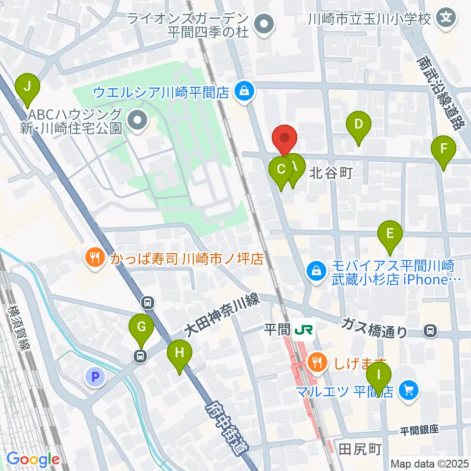 アルテミュージックスクール周辺の駐車場・コインパーキング一覧地図