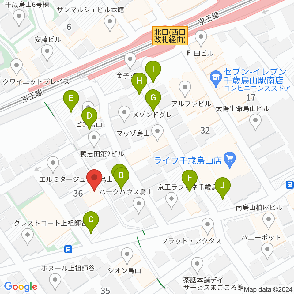イナモリ・メソッド研究会 東京本部教室周辺の駐車場・コインパーキング一覧地図