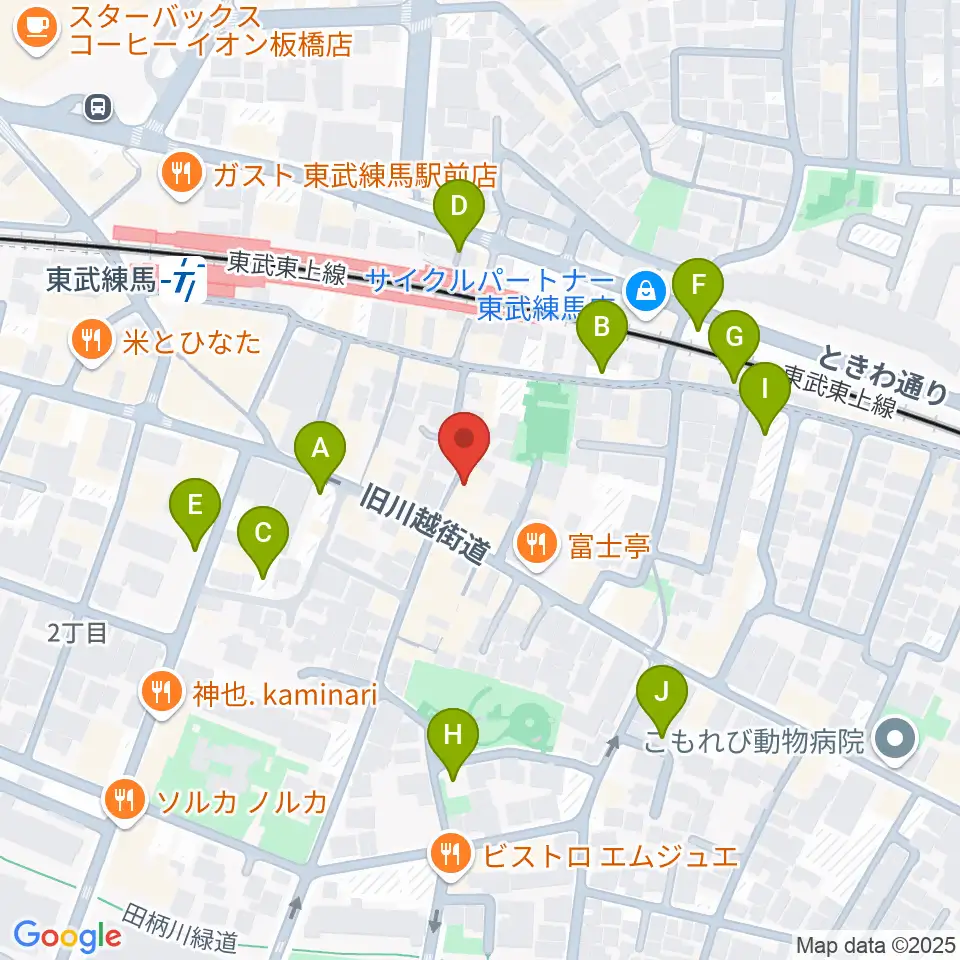 クライネ・ビューネ音楽教室周辺の駐車場・コインパーキング一覧地図