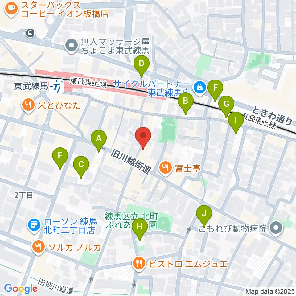 クライネ・ビューネ音楽教室周辺の駐車場・コインパーキング一覧地図