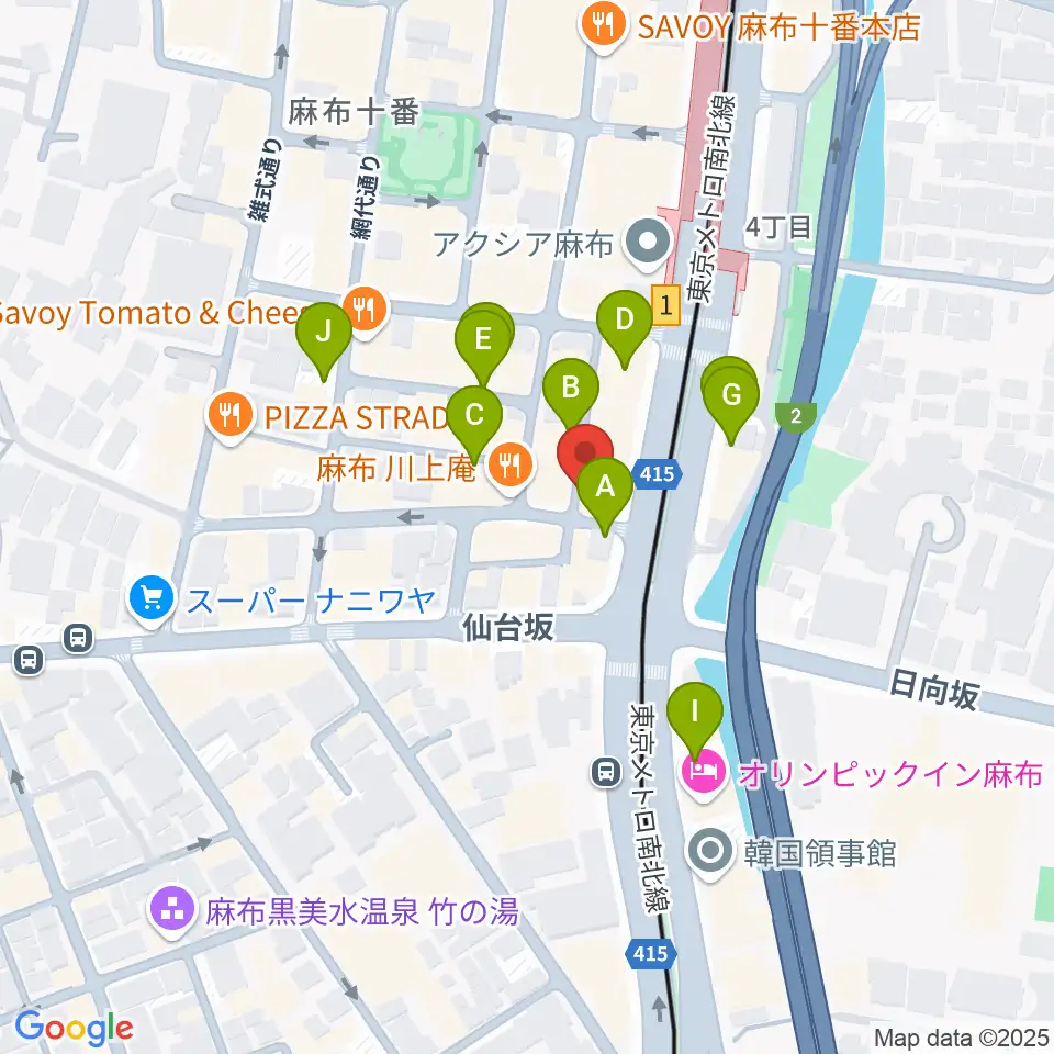 GAMP SOUND STUDIO周辺の駐車場・コインパーキング一覧地図