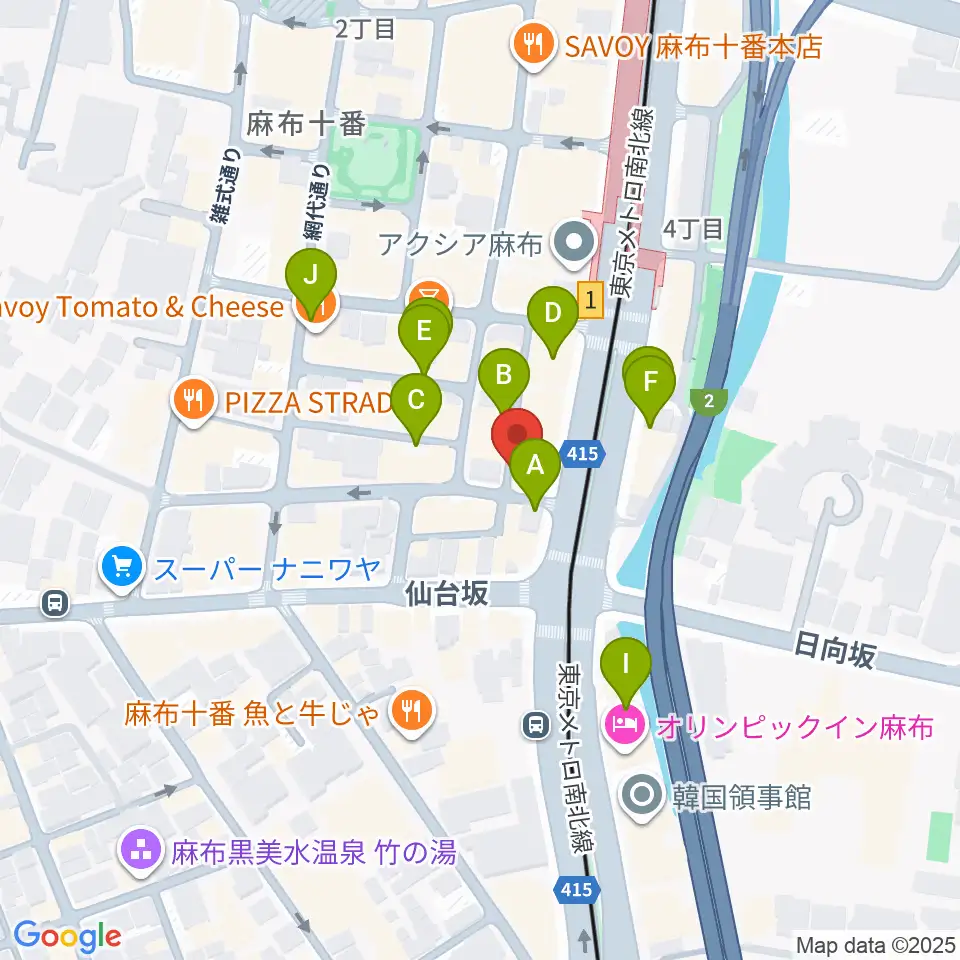 GAMP SOUND STUDIO周辺の駐車場・コインパーキング一覧地図